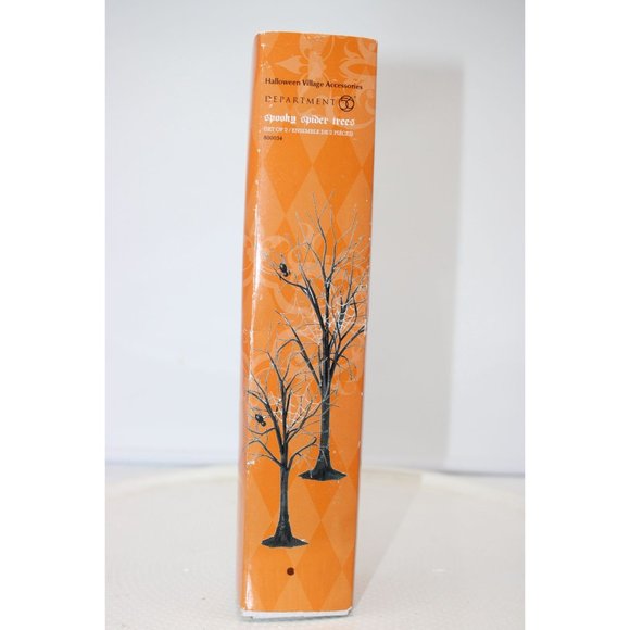 Dept 56 Halloween Village - Spooky Spider Trees - Picture 1 of 4